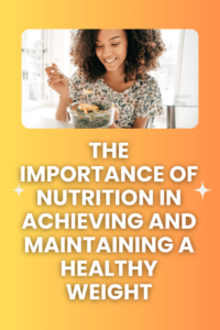 IMPORTANCE OF NUTRITION