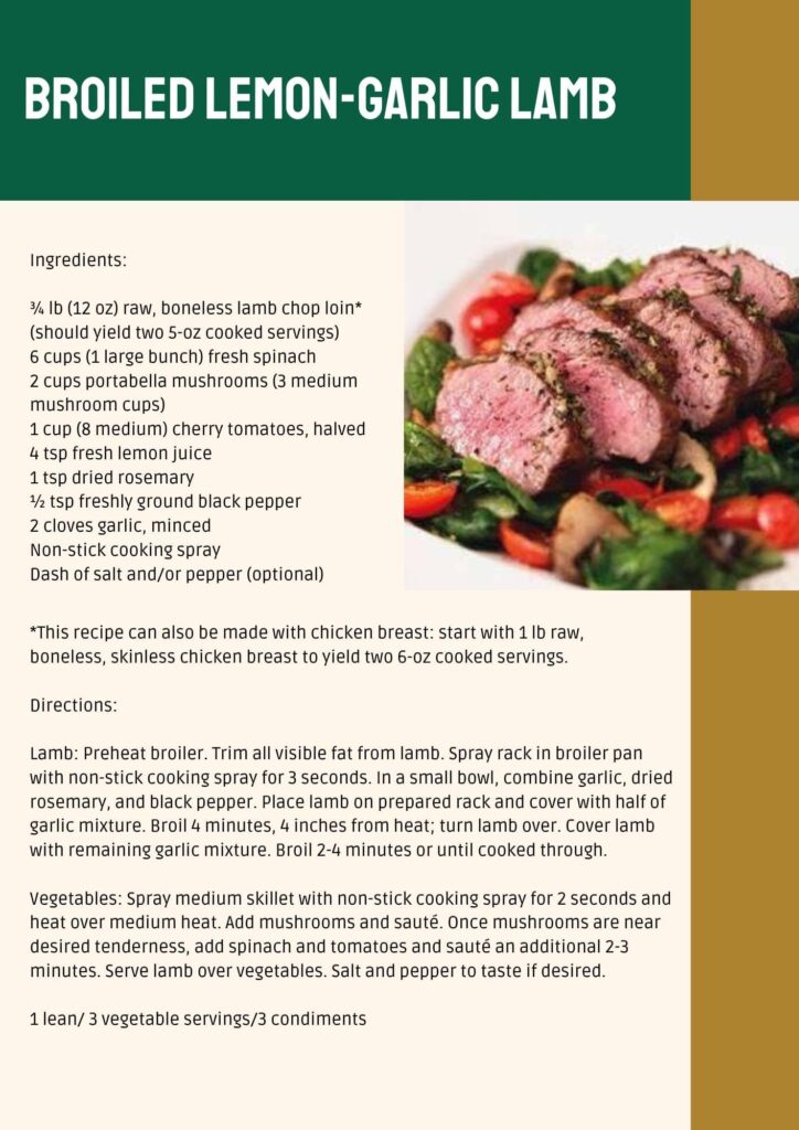 Broiled Lemon-Garlic Lamb