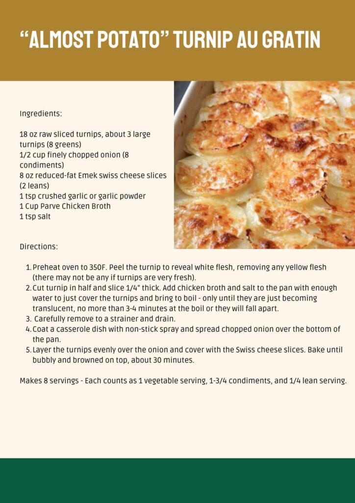 Almost Potato Turnip Au Gratin