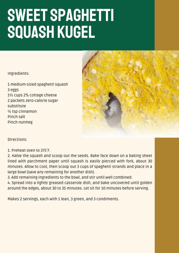 Sweet Spaghetti Squash Kugel