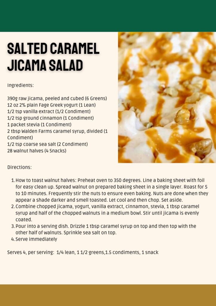Salted Caramel Jicama Salad
