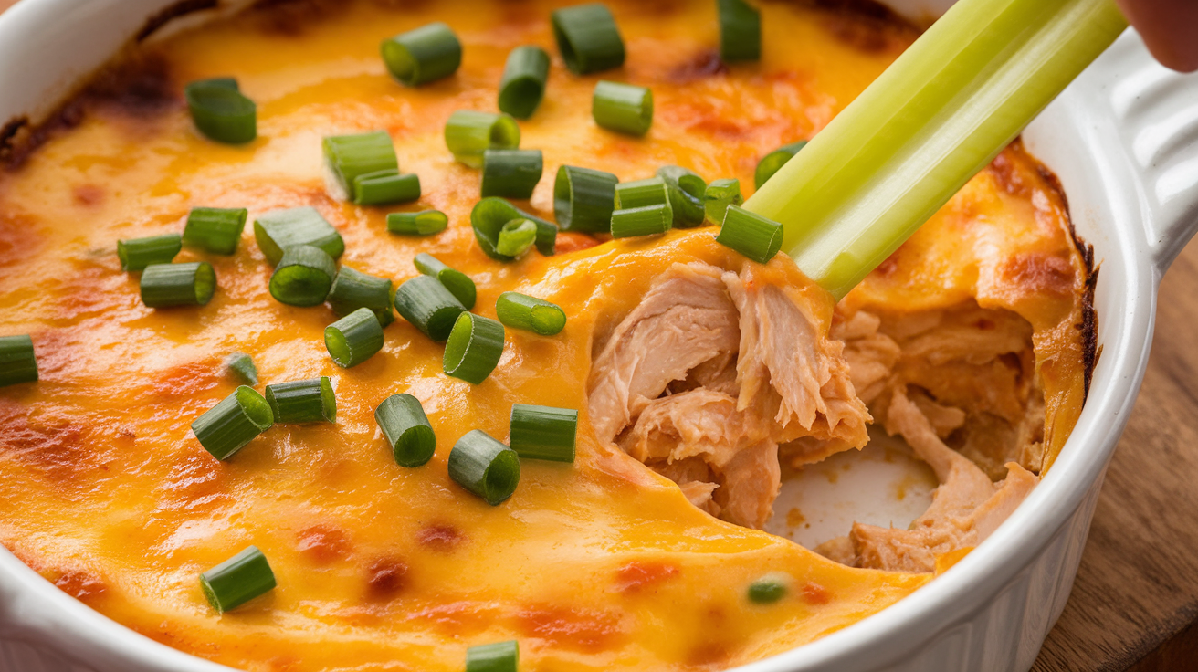 Healthy Optavia Buffalo Chicken Dip