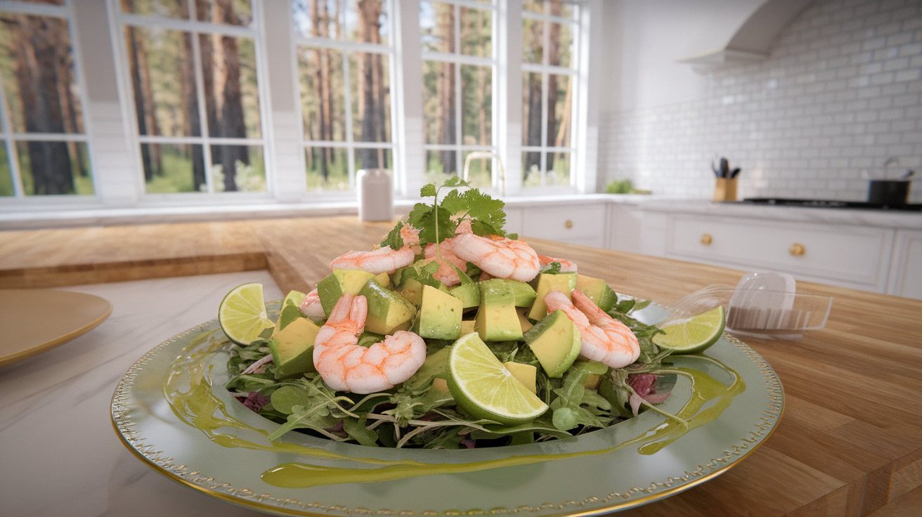 Avocado Lime Shrimp Salad: A Fresh and Zesty Lean and Green Recipe