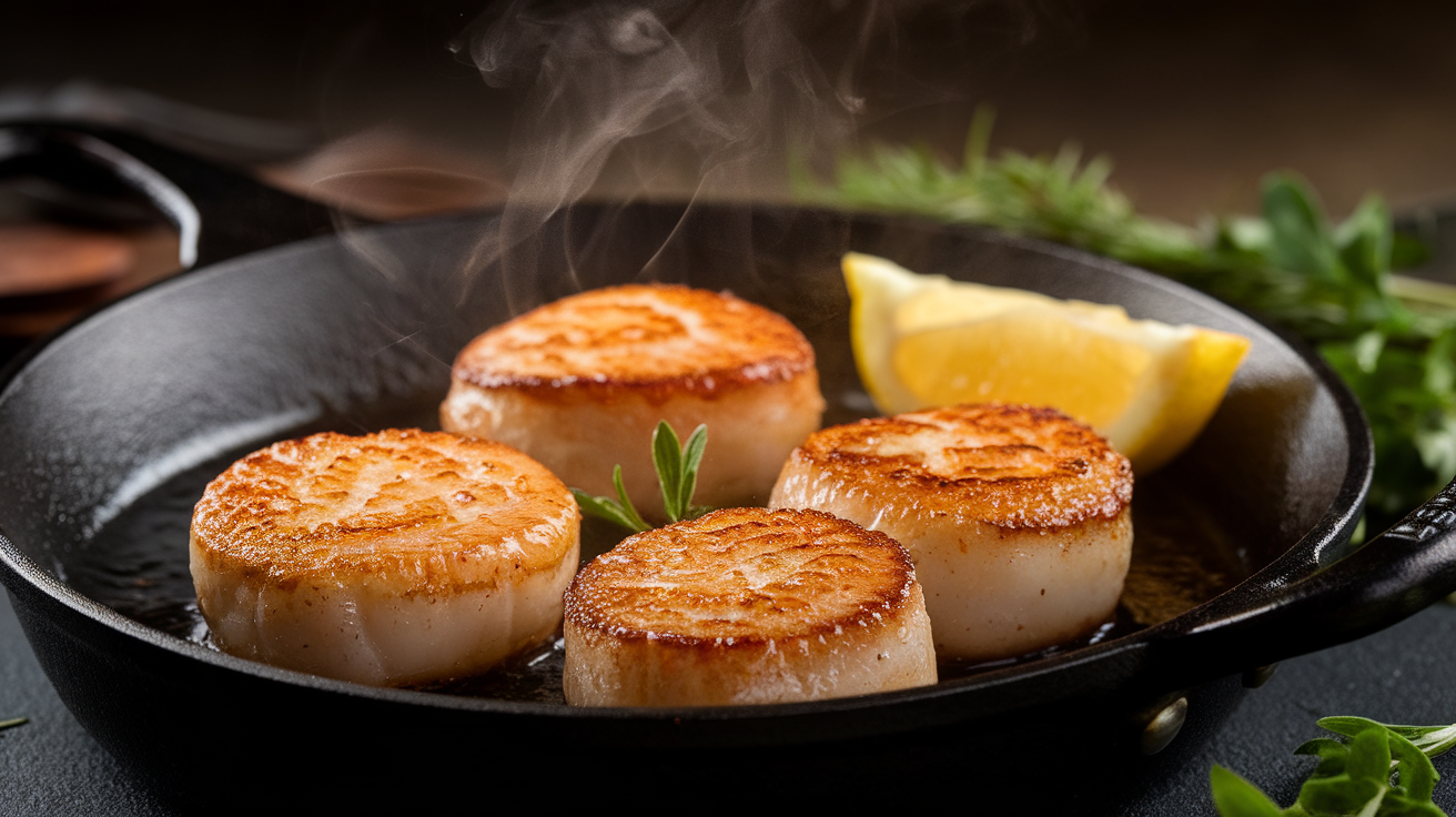 Delicious Optavia Scallops with Roasted Red Pepper Sauce