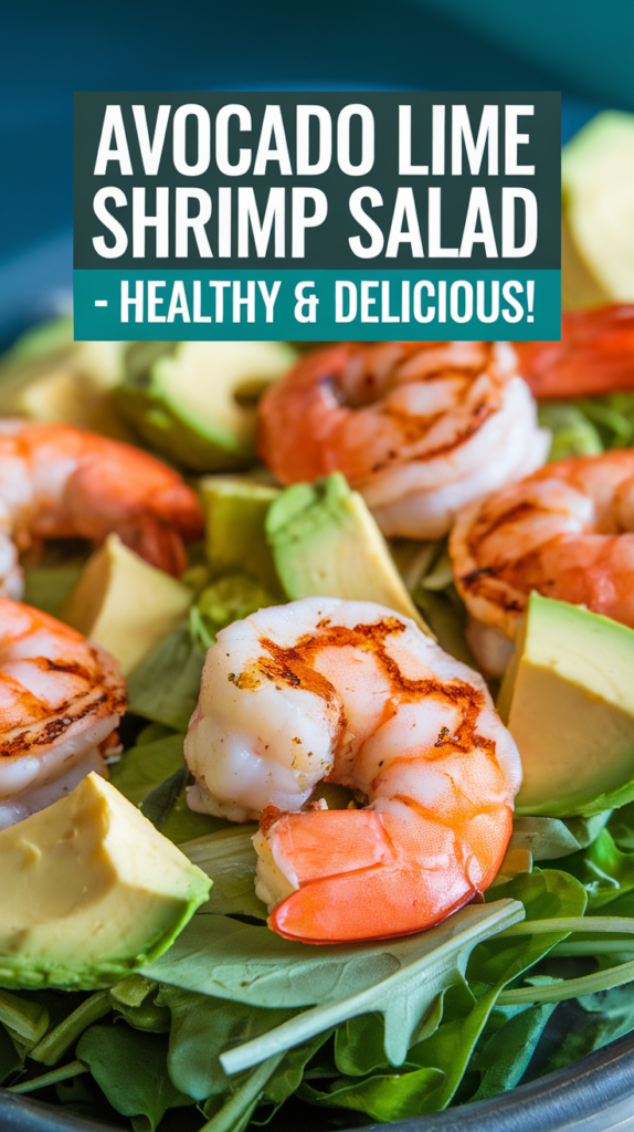 avocado lime shrimp salad optavia